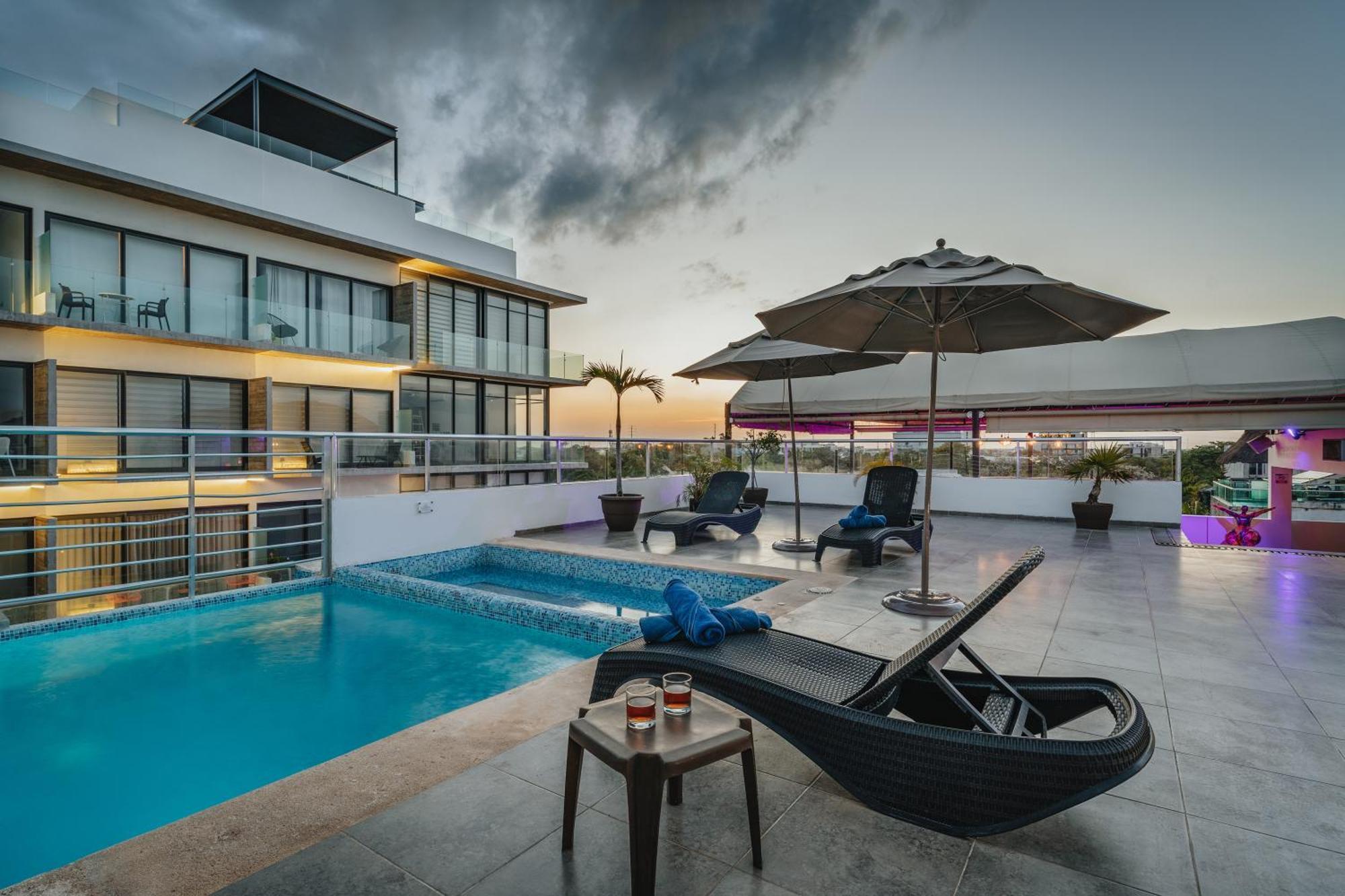 Soho Playa Hotel Плая-дель-Кармен Экстерьер фото